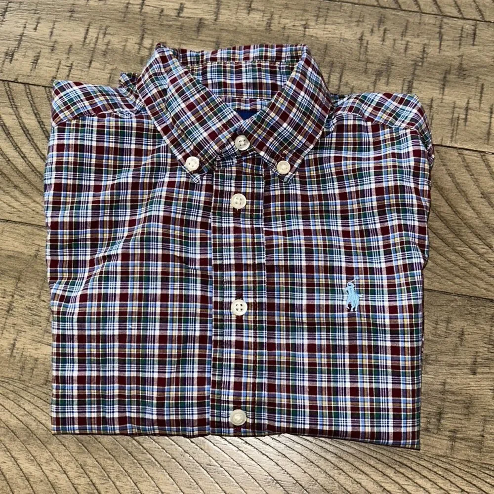 Ralph Lauren 💯 Cotton Natural Stretch Short Sleeve Shirt Unisex